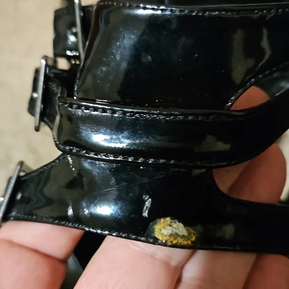 ELLIE STRAPPY PLATFORM HEELS SIZE 12 - Picture 8 of 8